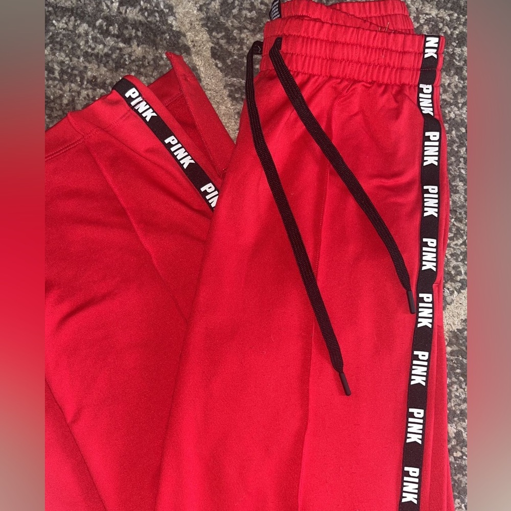 Red pants from PINK great condition